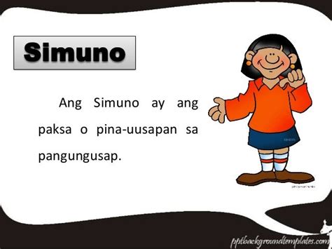 simuno halimbawa|SIMUNO (Tagalog).